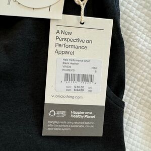 Vuori Halo shorts NWT